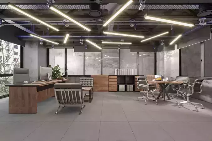Office Design 3D model