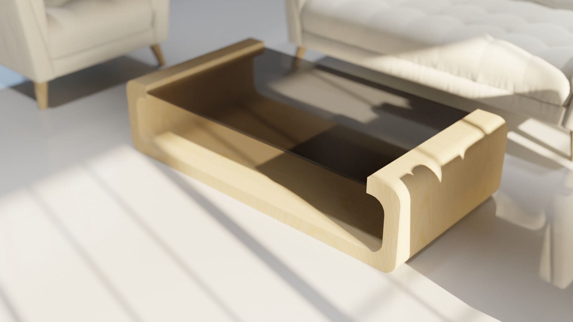 Sofa Set 10 Low-poly 3D model_20