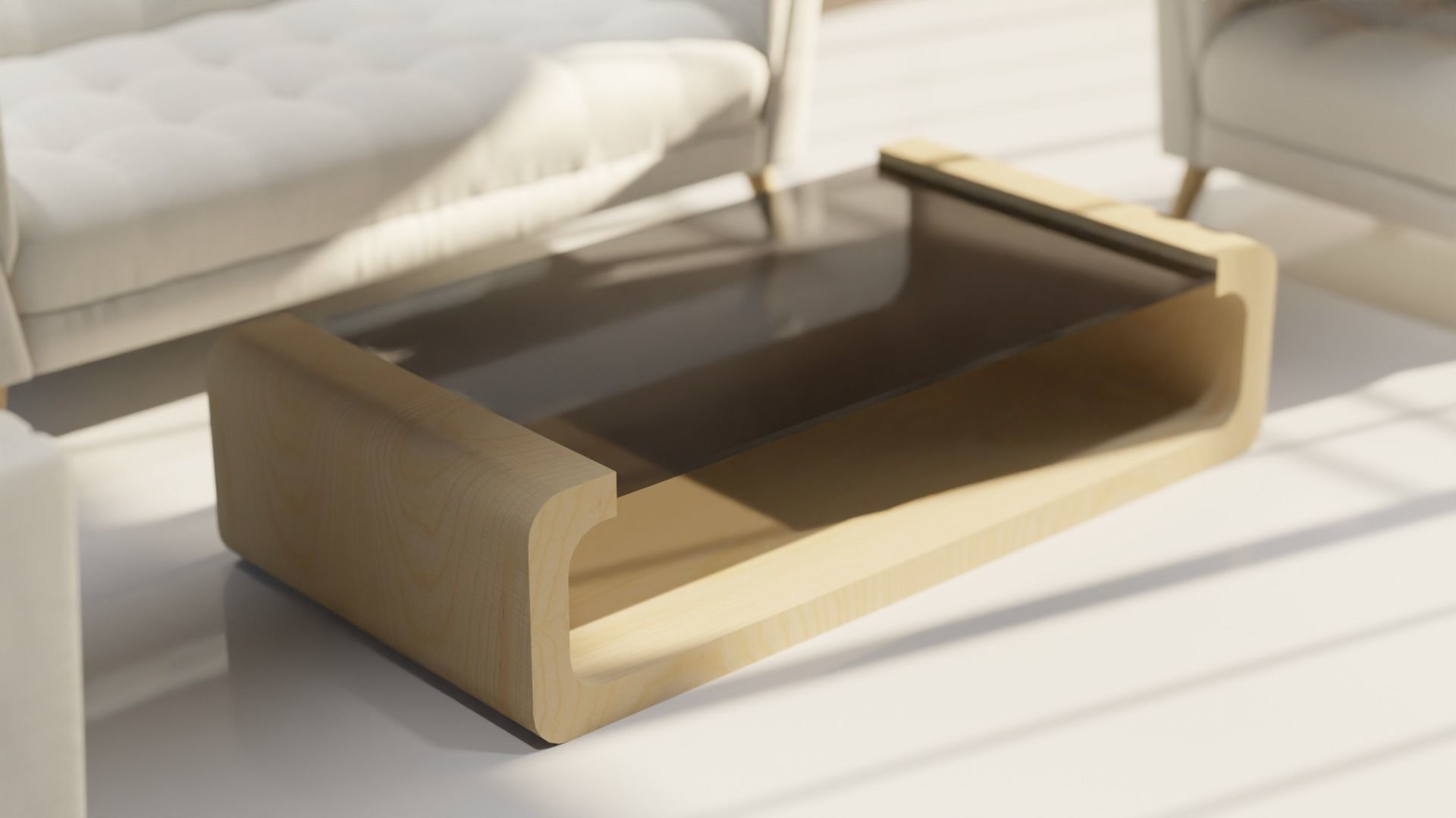 Sofa Set 10 Low-poly 3D model_12