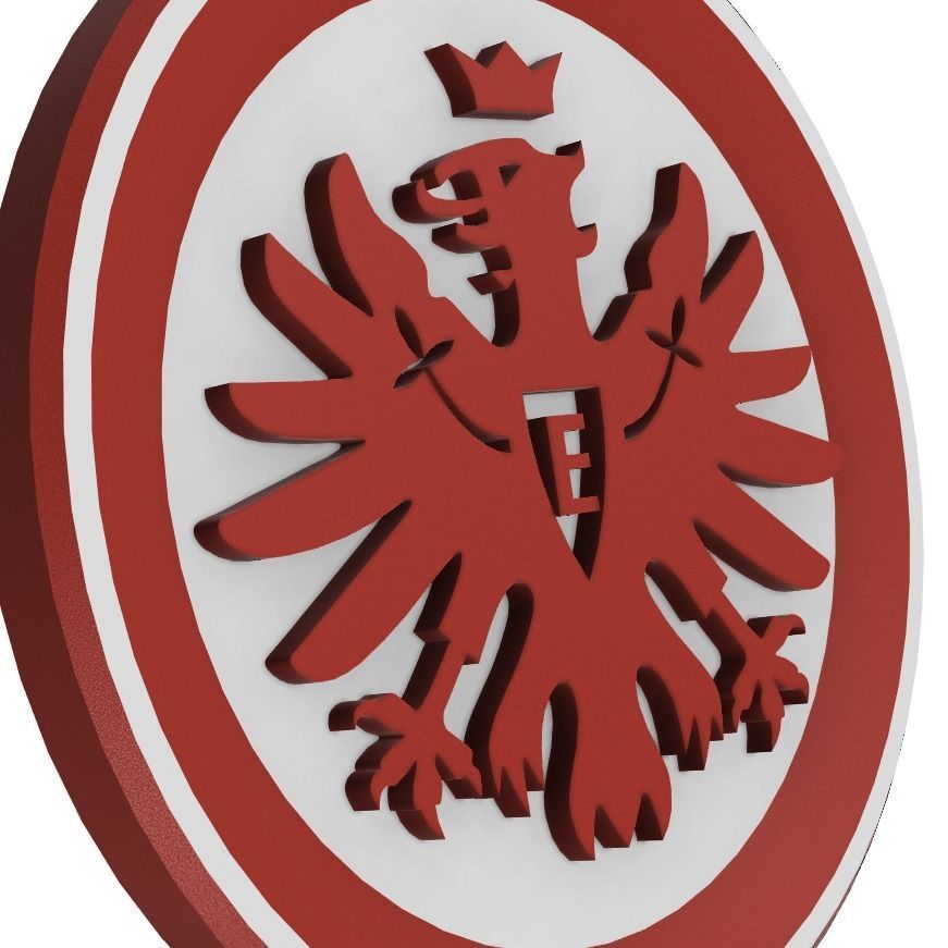 Eintracht Frankfurt Wall Sign 3D print model_3