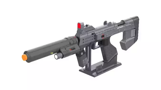 M7 SMG - Halo - Commercial - Printable - STL  3D print model