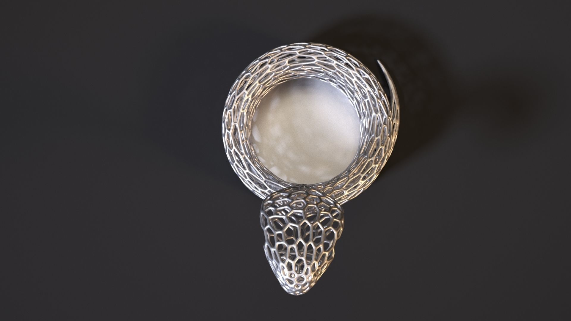 Planter snake 3D print model_13