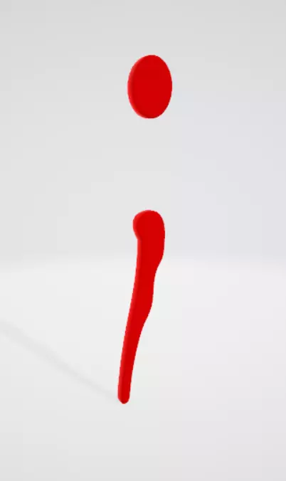 Carota a forma di i Free 3D model_0