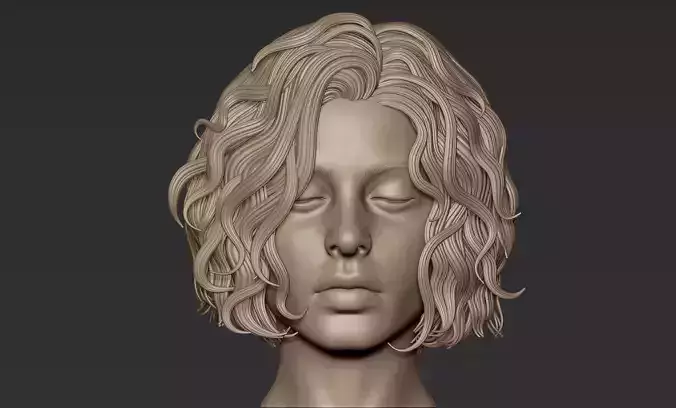 Hair 58 3D model