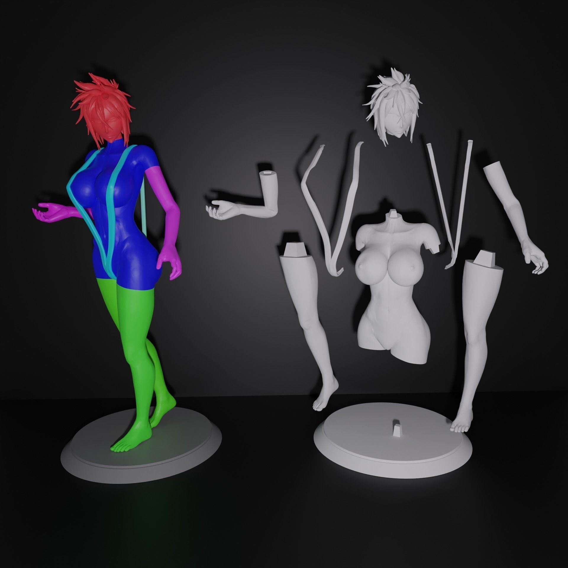 Tier Harribel 3D print model_24