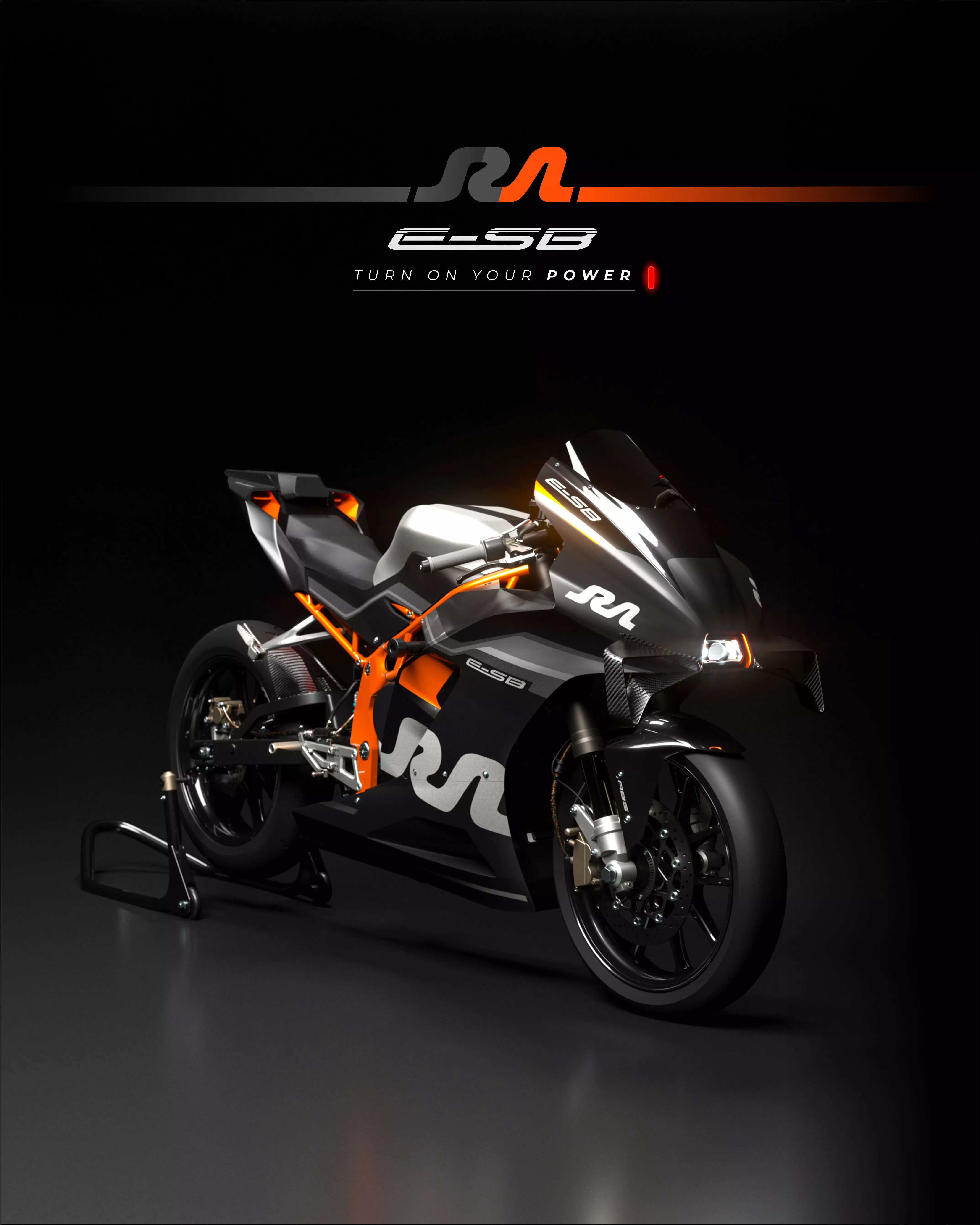 SRA e-SB Electric Sportbike 3D model_0
