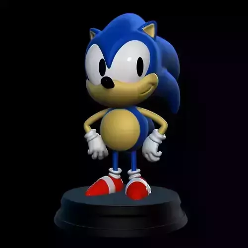SONIC hedgehog figurine