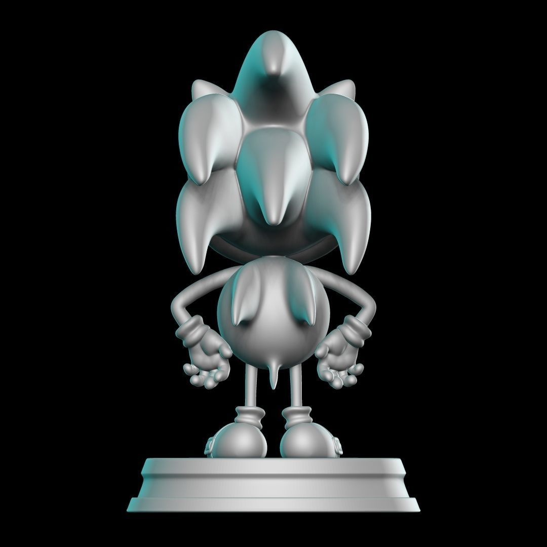 SONIC hedgehog figurine 3D print model_8
