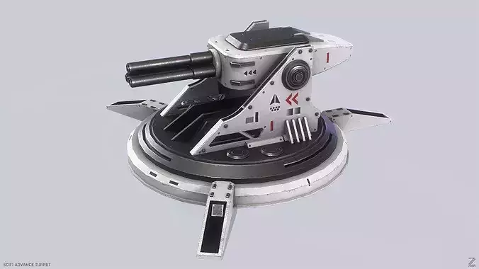 Scifi advance turret