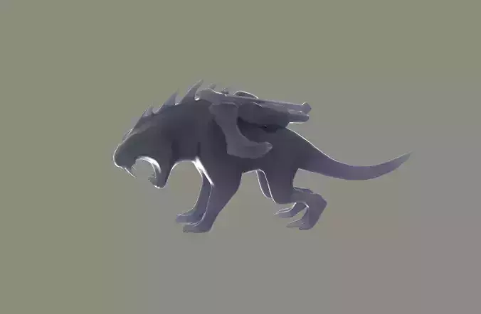 MLG Scalehound Courier DOTA 2 3D Model