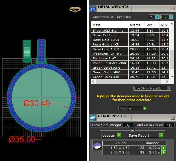 Picture Pendant Collection Pack 2 - Simple Diamond 3D print model_10