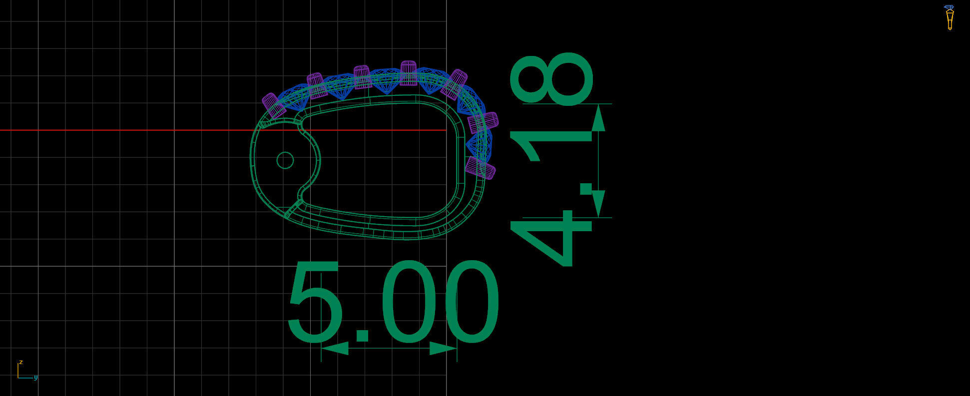 Picture Pendant Collection Pack 2 - Simple Diamond 3D print model_3