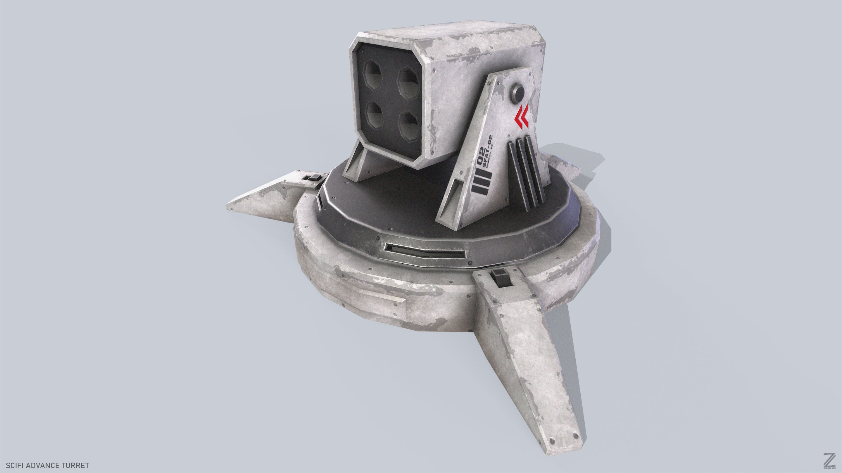 Scifi advance turret collection _9