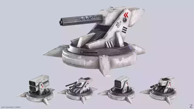 Scifi advance turret collection 