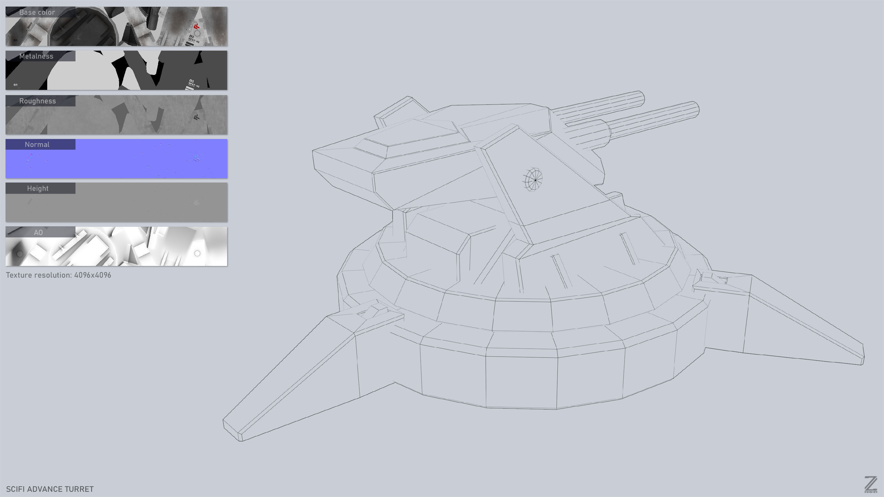 Scifi advance turret collection _2