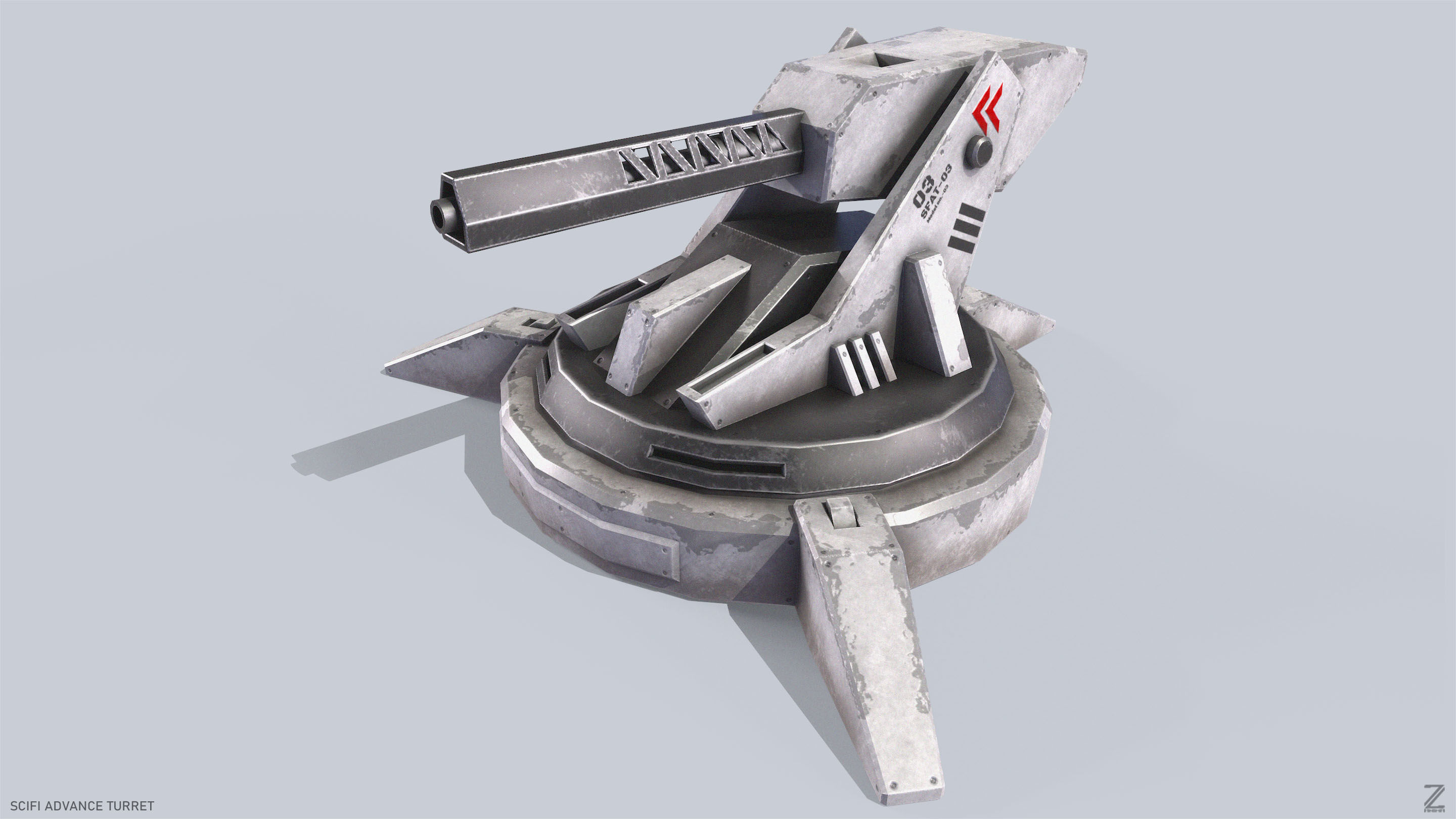 Scifi advance turret collection _7