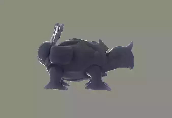 Nibbles The Wartoise Courier DOTA 2 3D Model