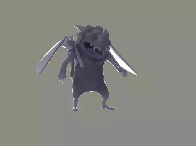 Nimble Ben Courier DOTA 2 3D Model