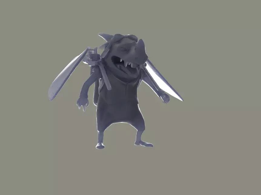 Nimble Ben Courier DOTA 2 3D Model 3D print model