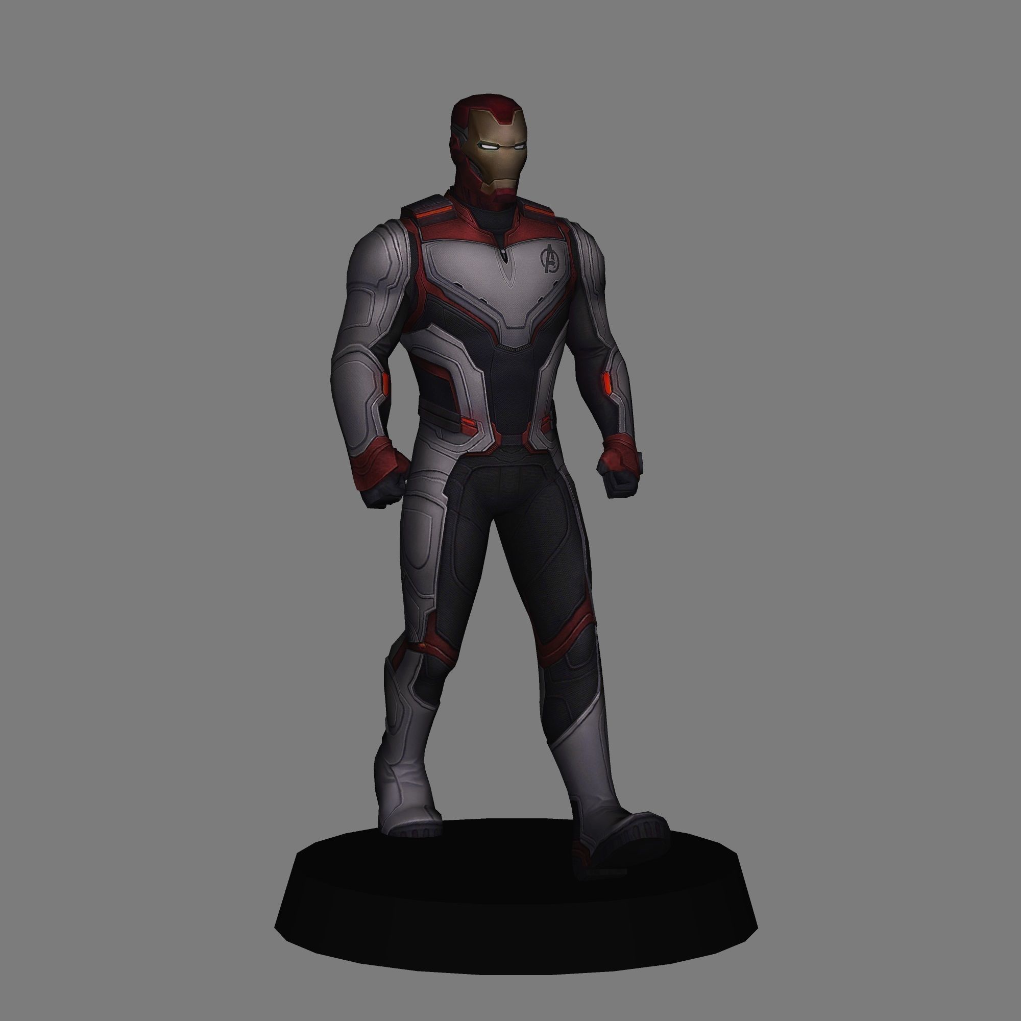Quantum Suit Avengers x10 LOW POLY 3D print model 3D print model_9