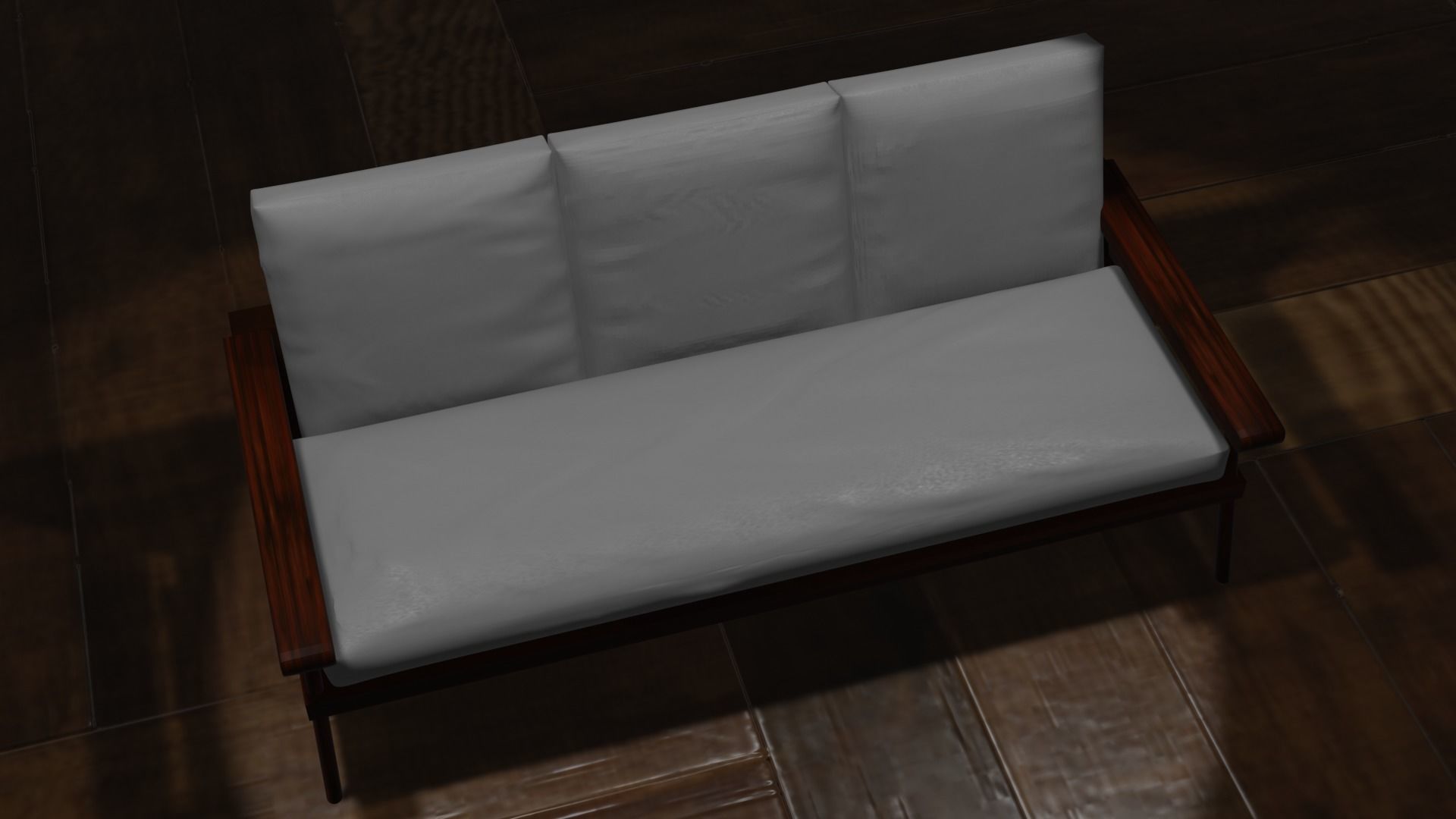 Modern Couch 3D model_2