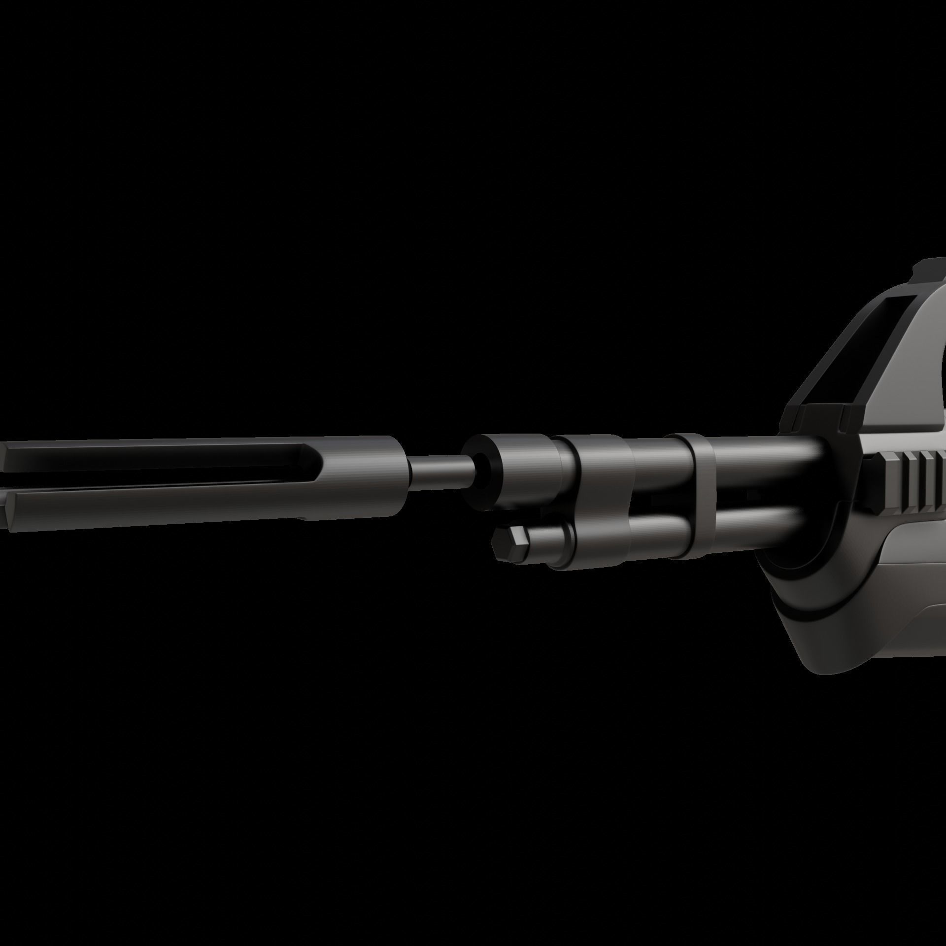 Halo BR55 battle rifle prop Halo Series Video game Halo 5 3D print model_11