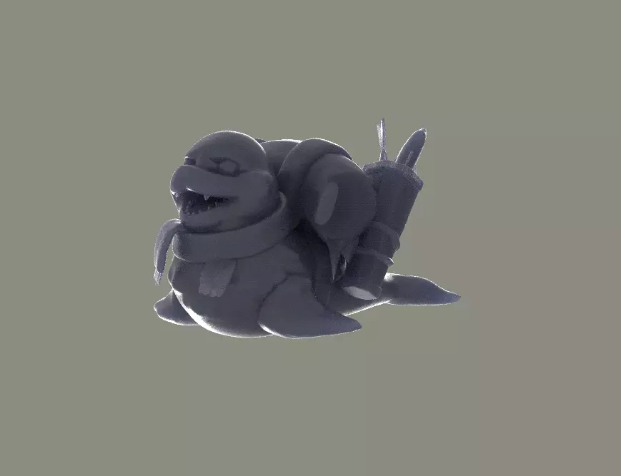 Serac the Seal Courier DOTA 2 3D Model 3D print model_0