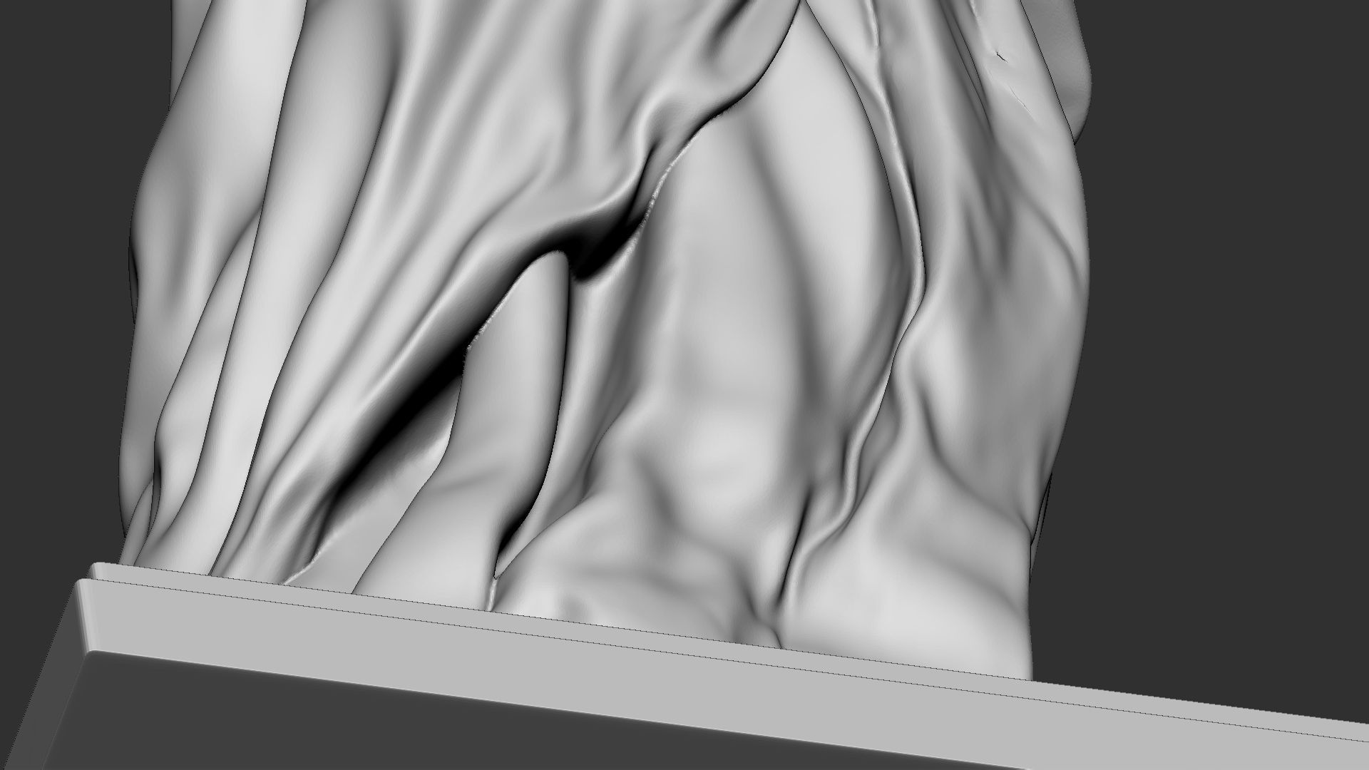 Angel statue 01 3D print model_32