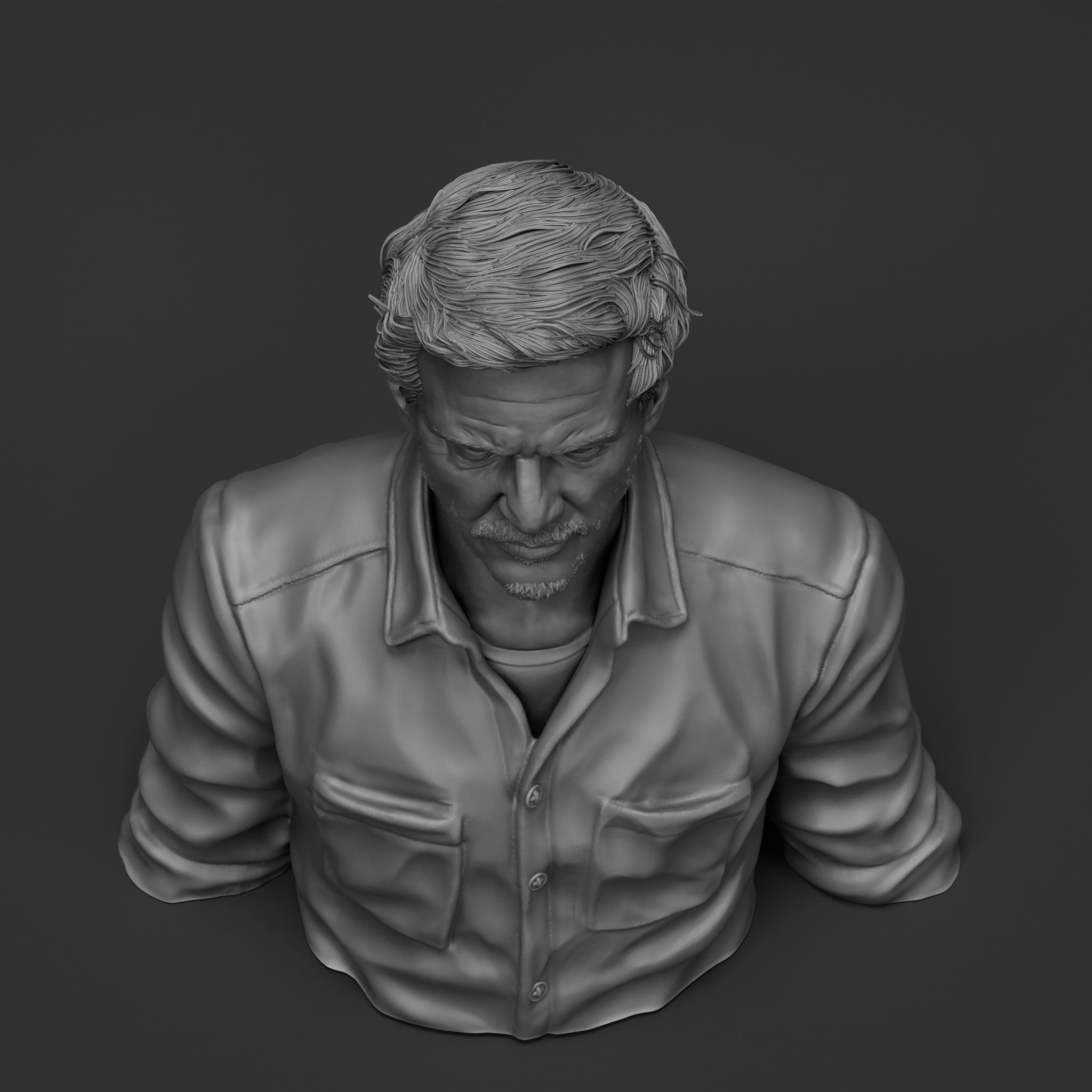 Pedro Pascal - Joel - The Last of Us 3D print model_11