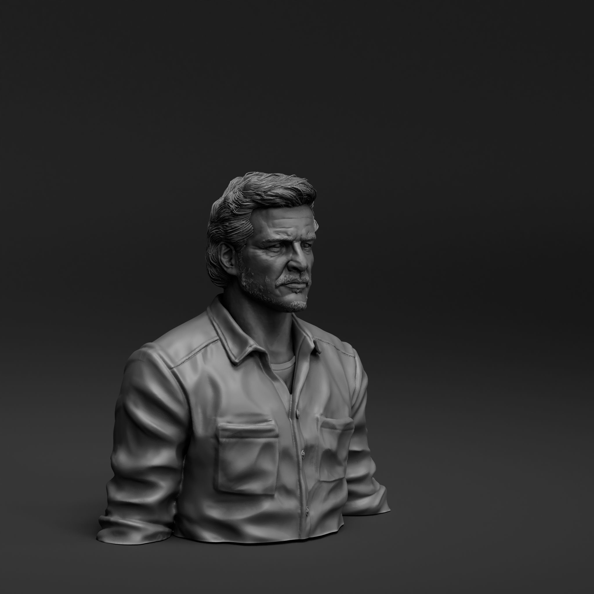 Pedro Pascal - Joel - The Last of Us 3D print model_17