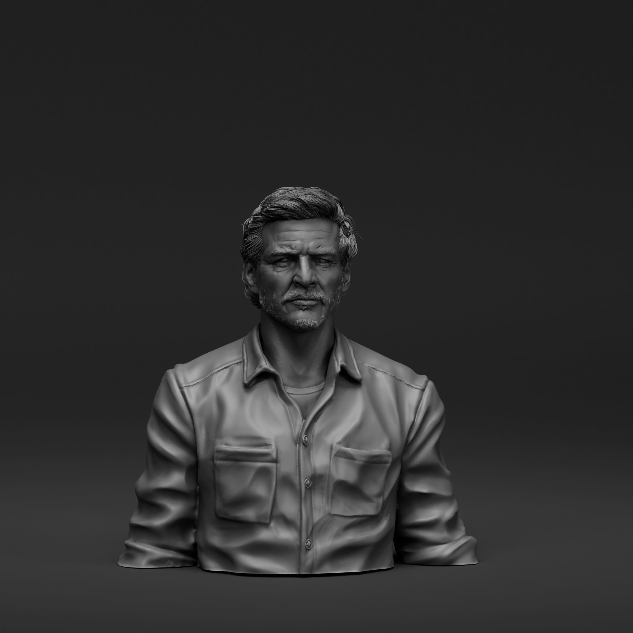 Pedro Pascal - Joel - The Last of Us 3D print model_16