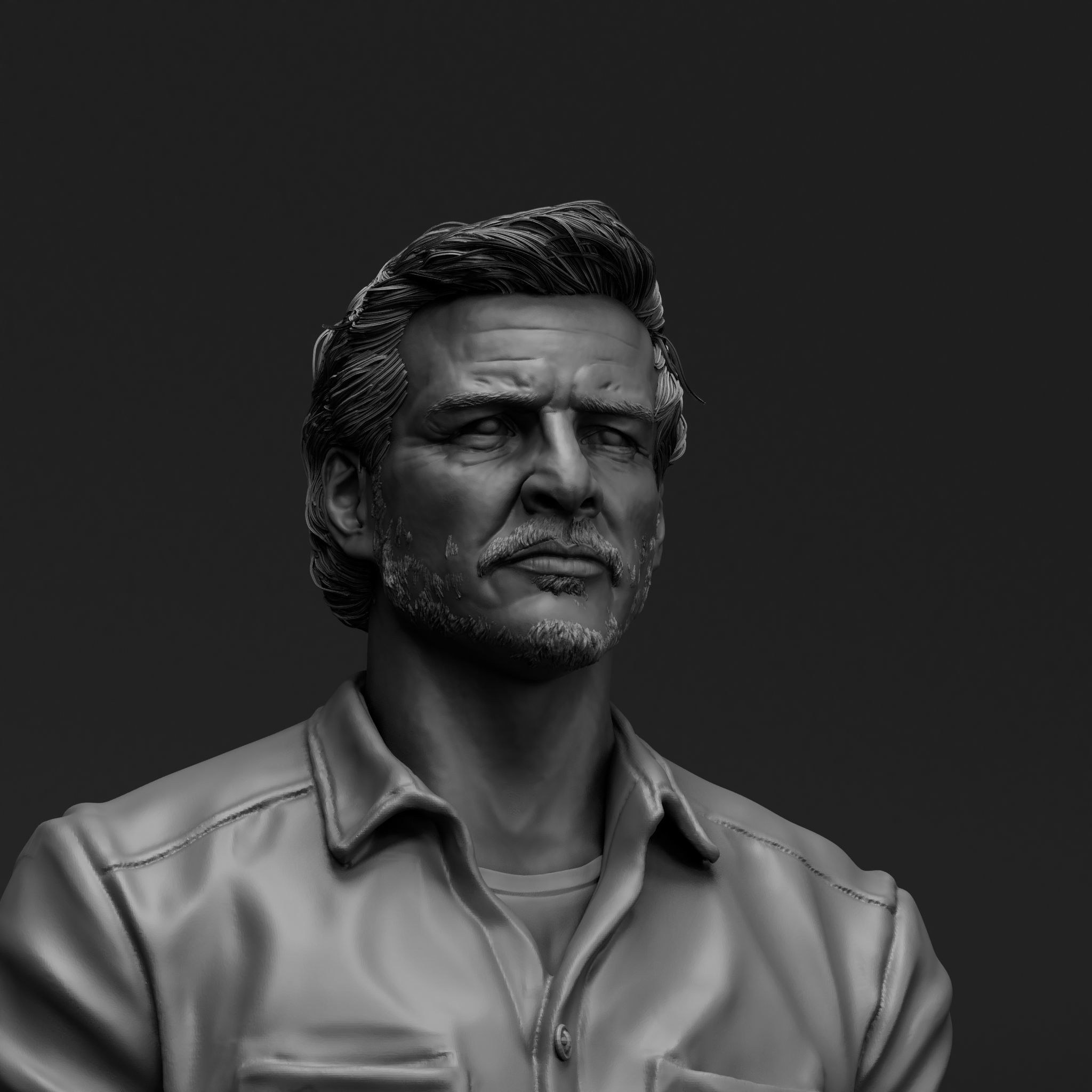 Pedro Pascal - Joel - The Last of Us 3D print model_14