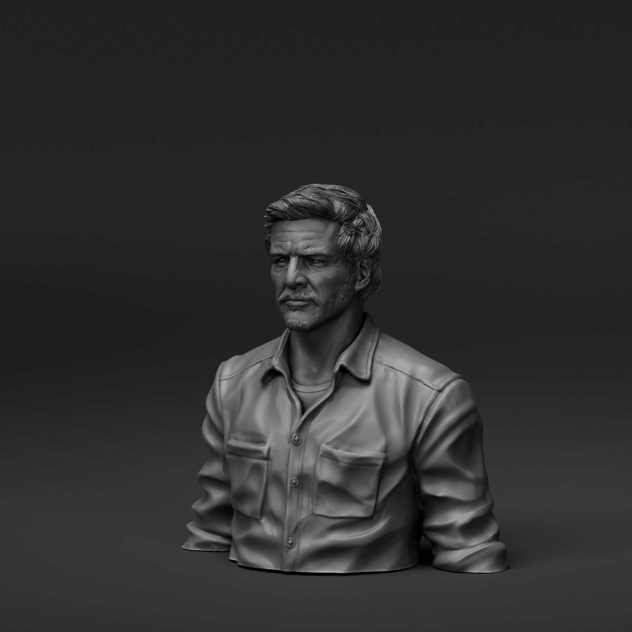 Pedro Pascal - Joel - The Last of Us 3D print model_15