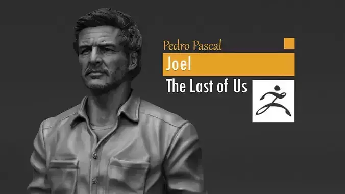 Pedro Pascal - Joel - The Last of Us 3D print model