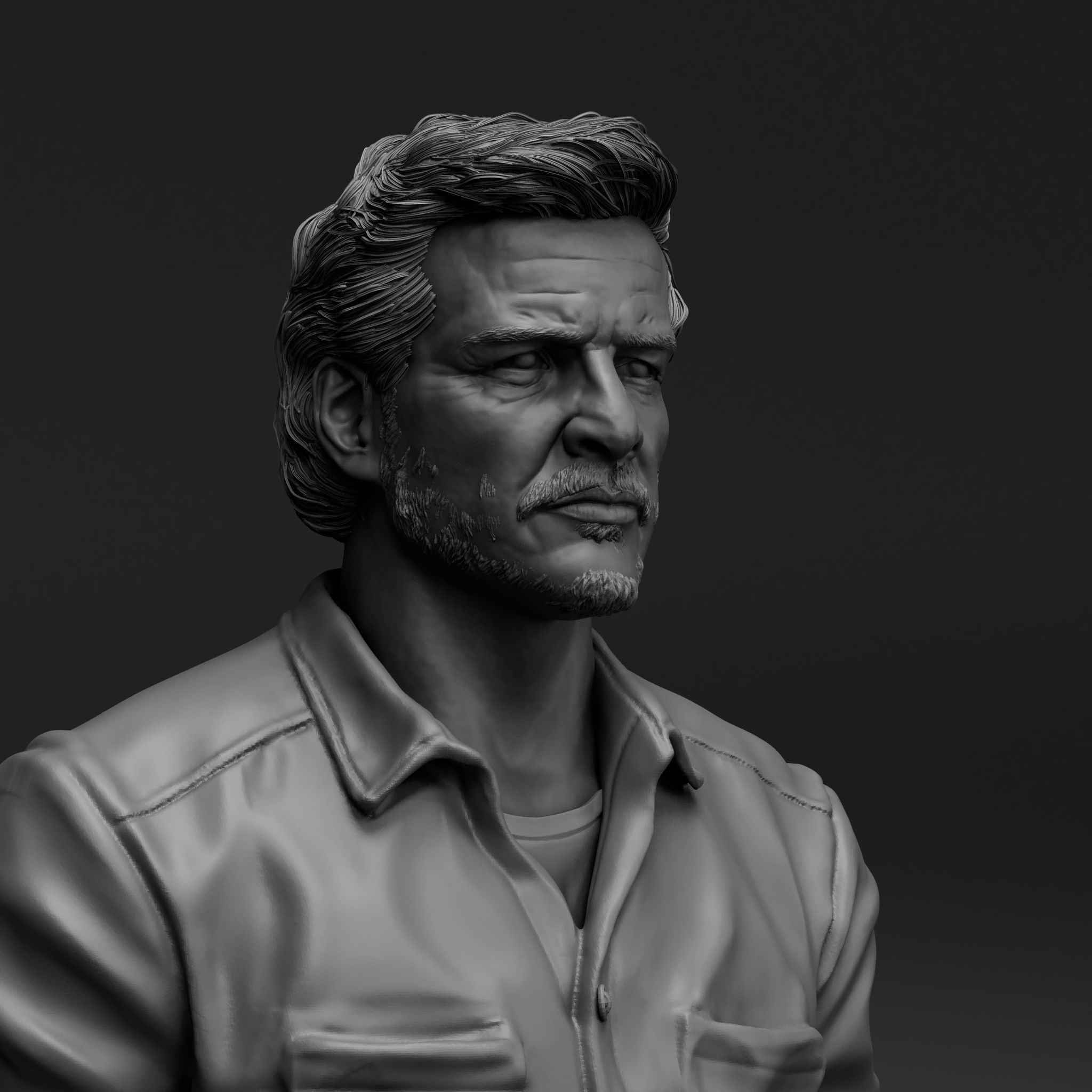 Pedro Pascal - Joel - The Last of Us 3D print model_9