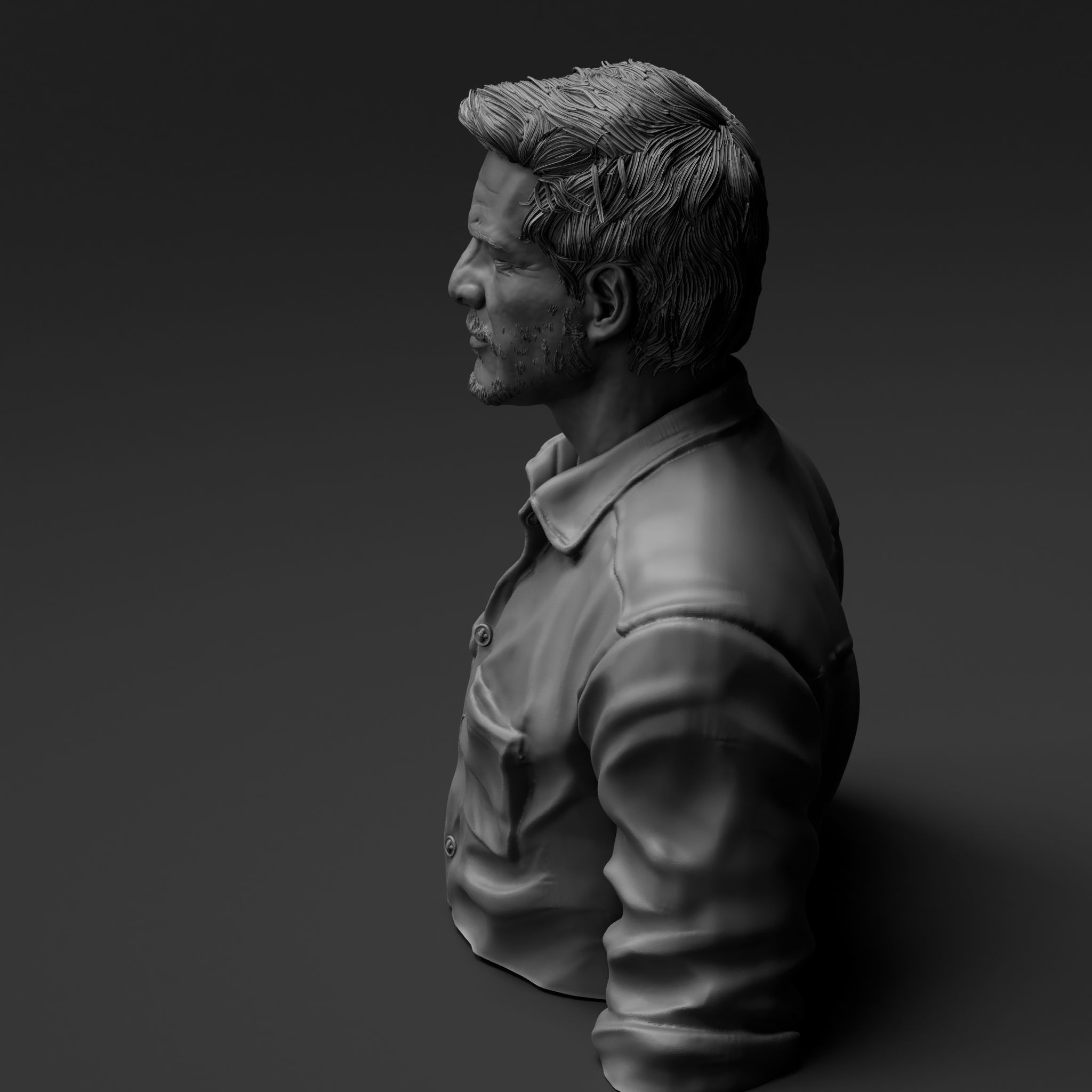 Pedro Pascal - Joel - The Last of Us 3D print model_7