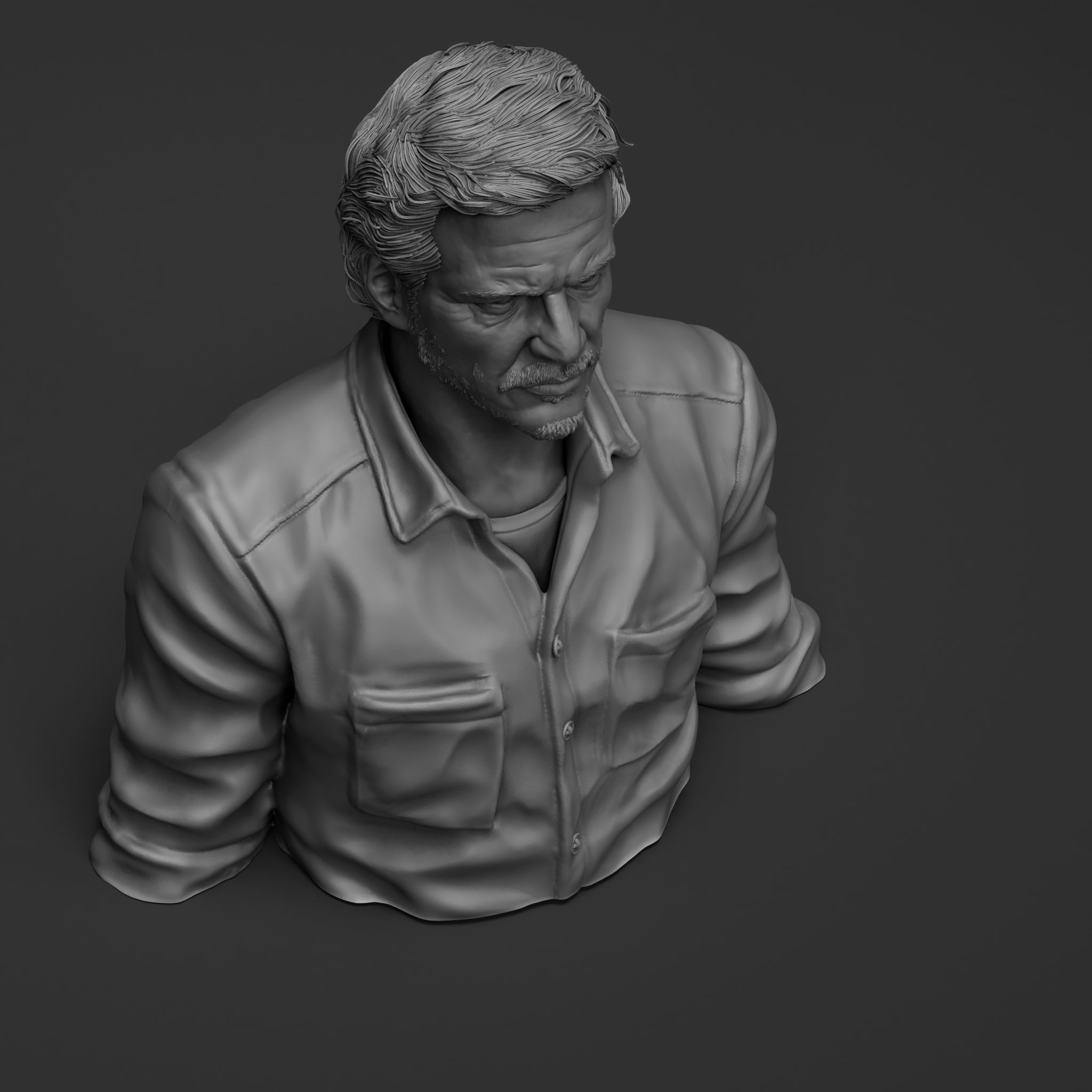Pedro Pascal - Joel - The Last of Us 3D print model_5