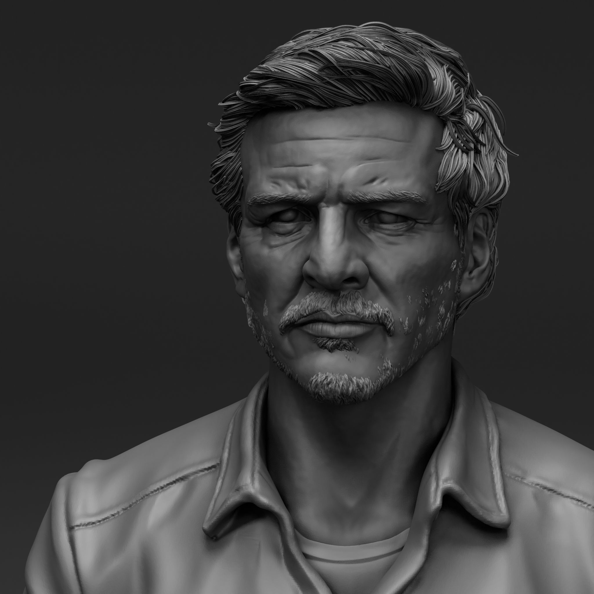 Pedro Pascal - Joel - The Last of Us 3D print model_20