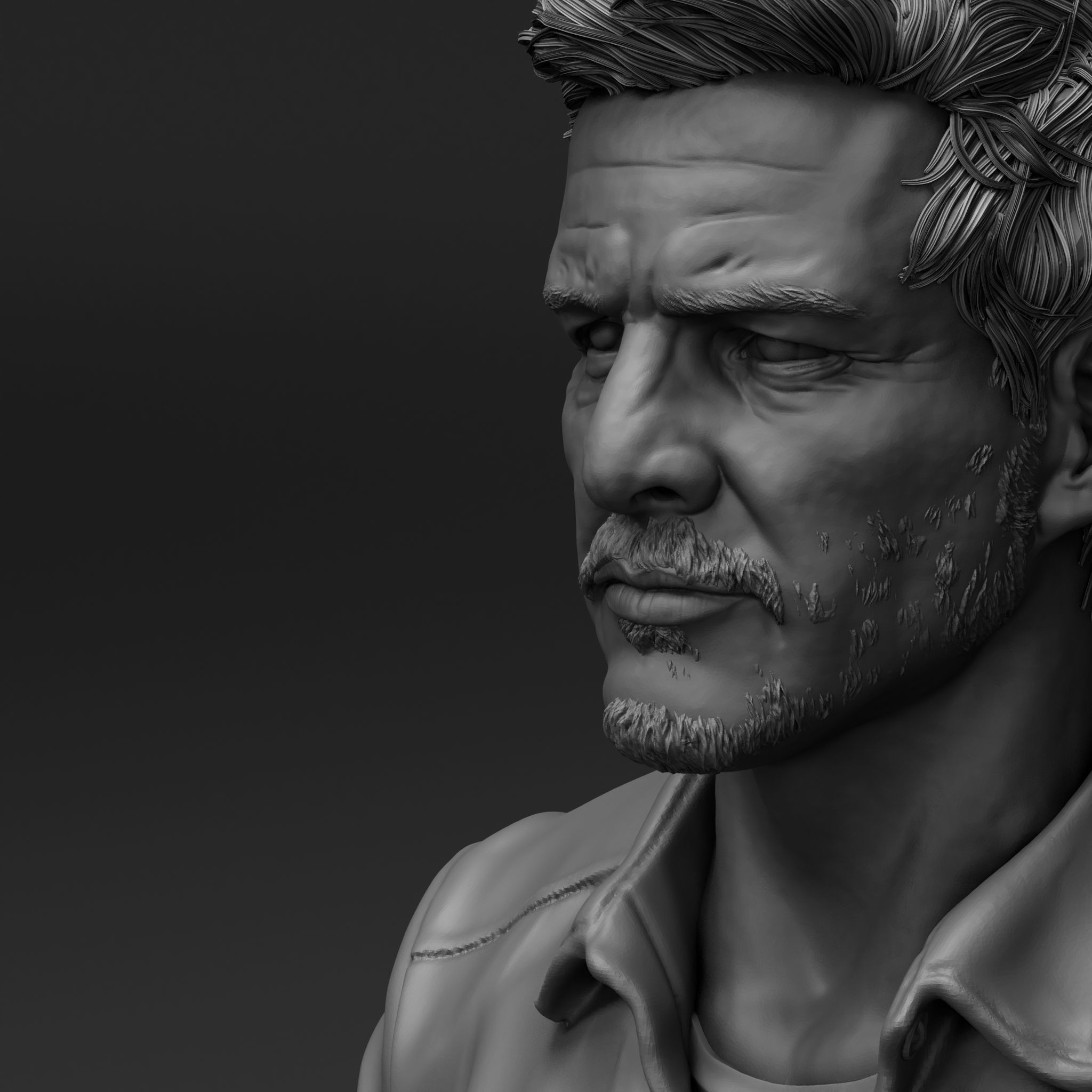 Pedro Pascal - Joel - The Last of Us 3D print model_19
