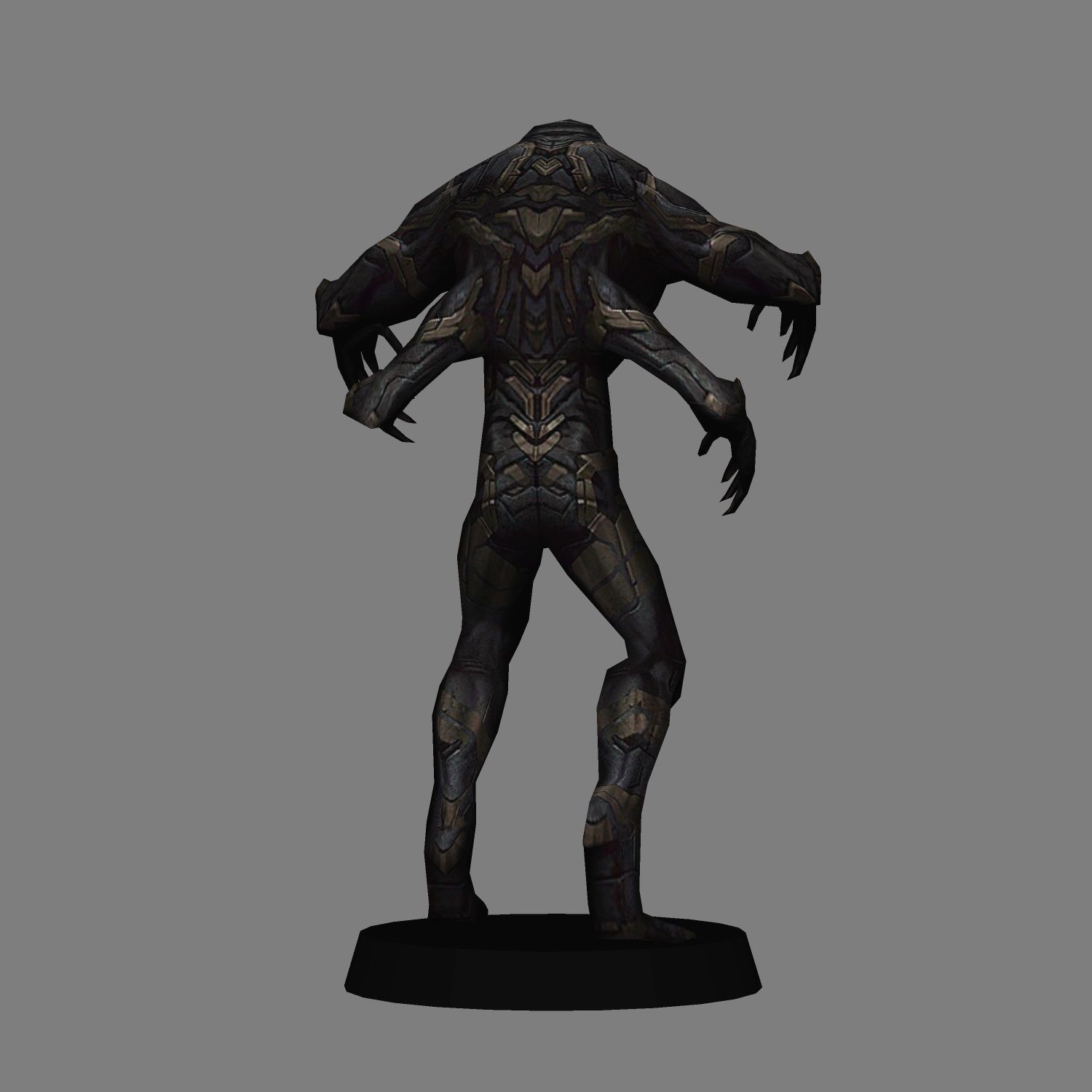 Outrider Avengers Endgame LOW POLY 3D print model 3D print model_3