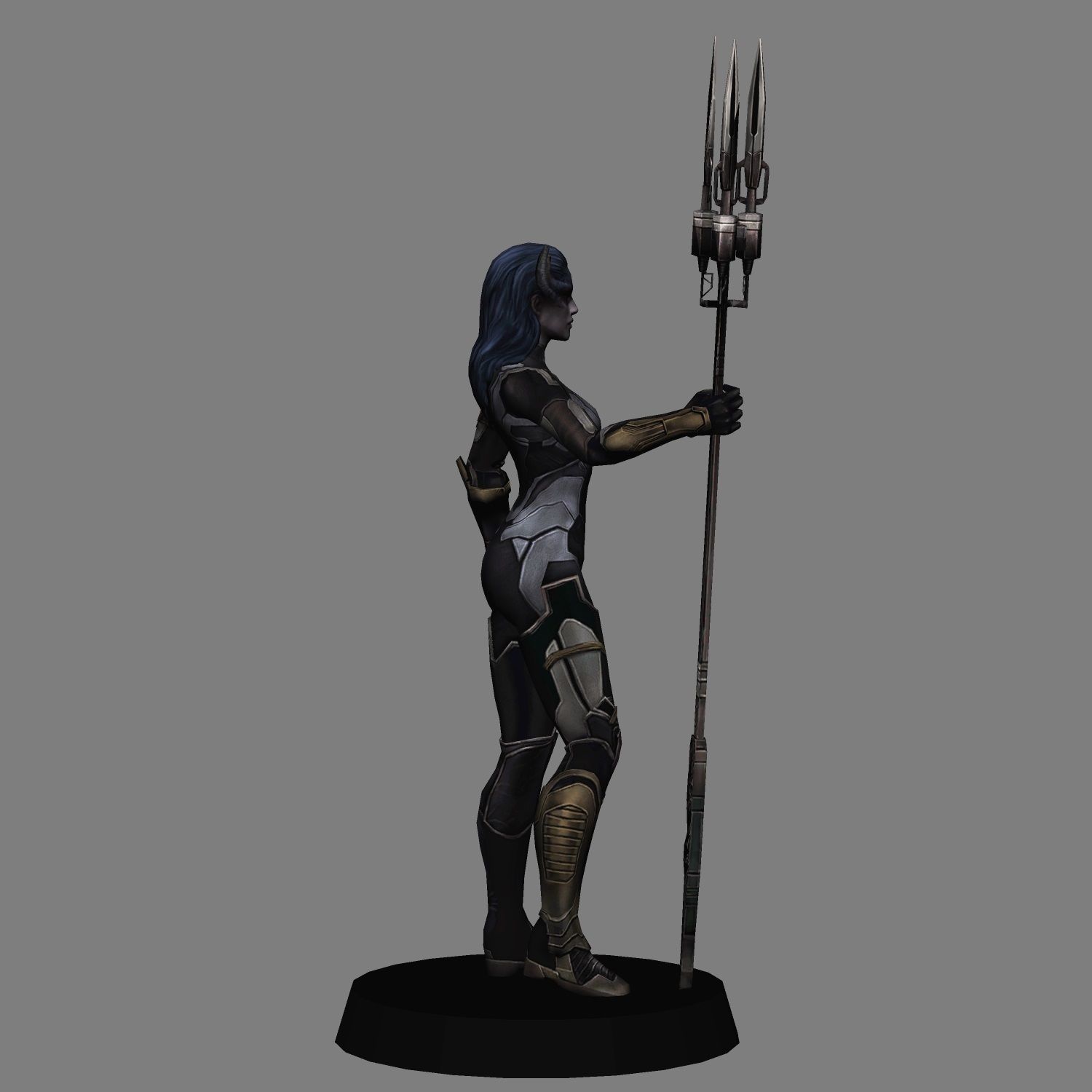 Proxima Midnight Avengers Endgame LOW POLY 3D print model 3D print model_4