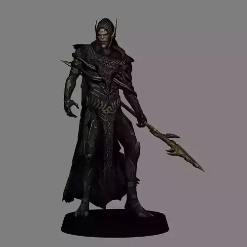 Corvus Glaive Avengers Endgame LOW POLY 3D print model 3D print model