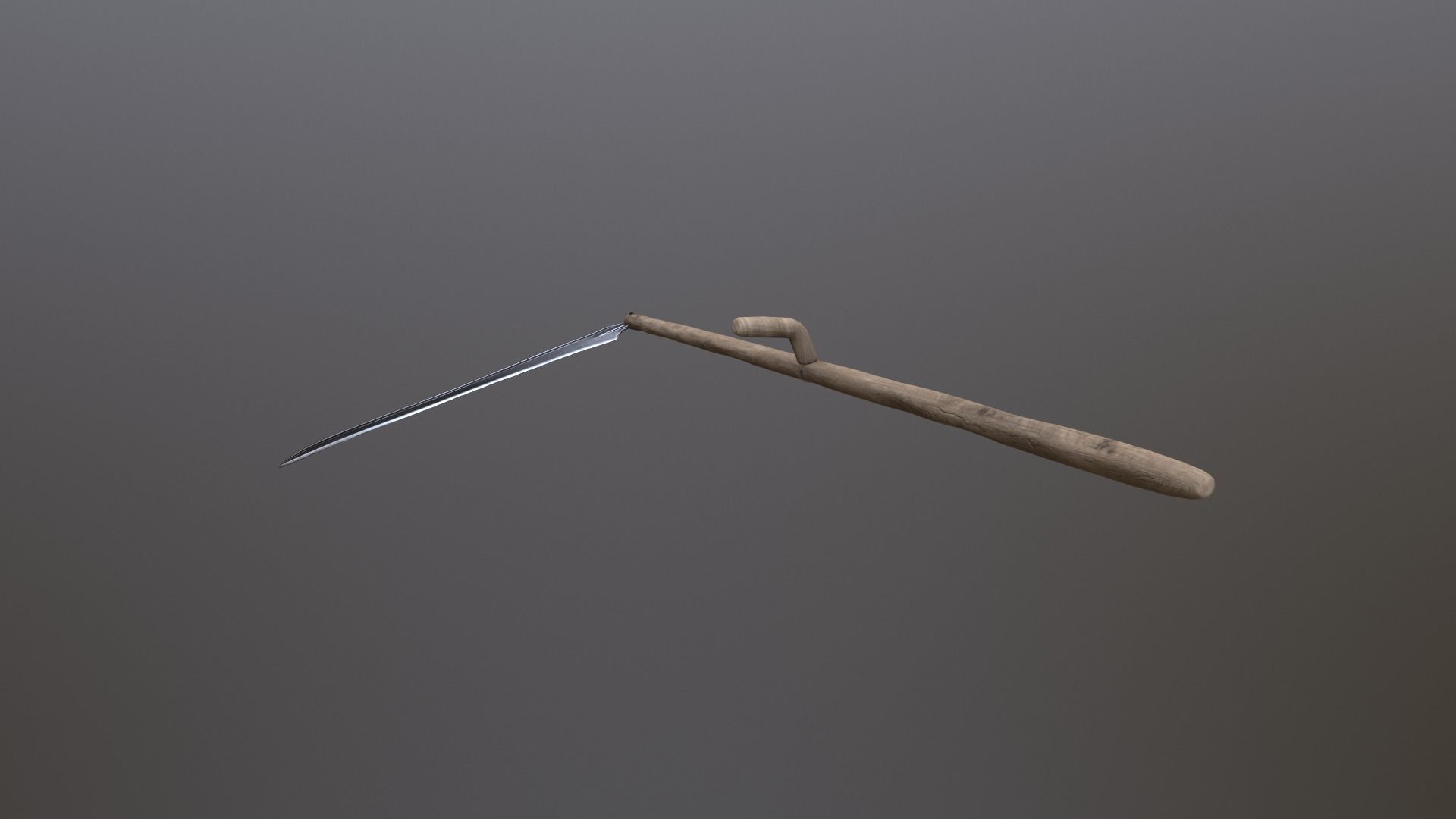 Scythe Low-poly death Low-poly 3D model_3