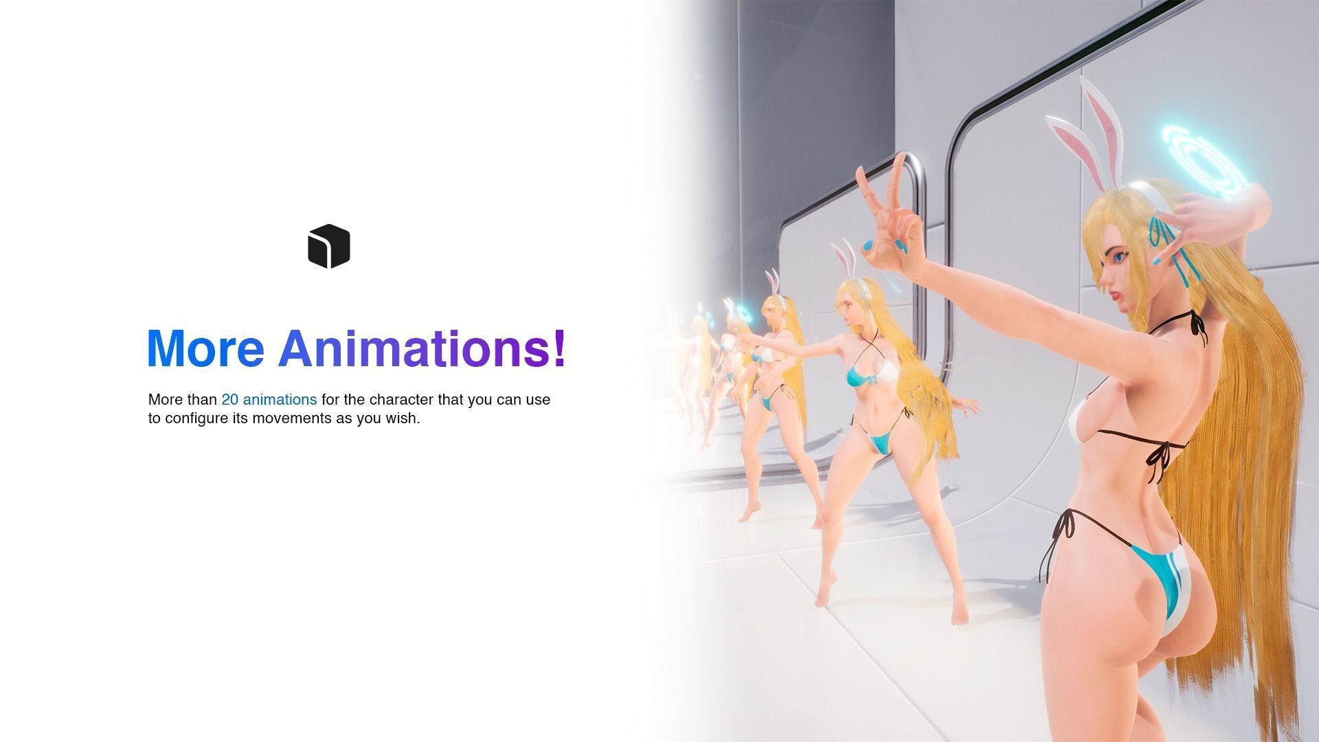 Asuna Ichinose- Game Ready 3D model - UE4 Low-poly 3D model_17