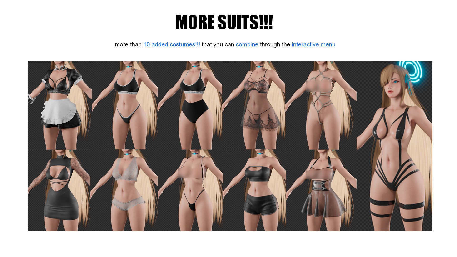 Asuna Ichinose- Game Ready 3D model - UE4 Low-poly 3D model_25