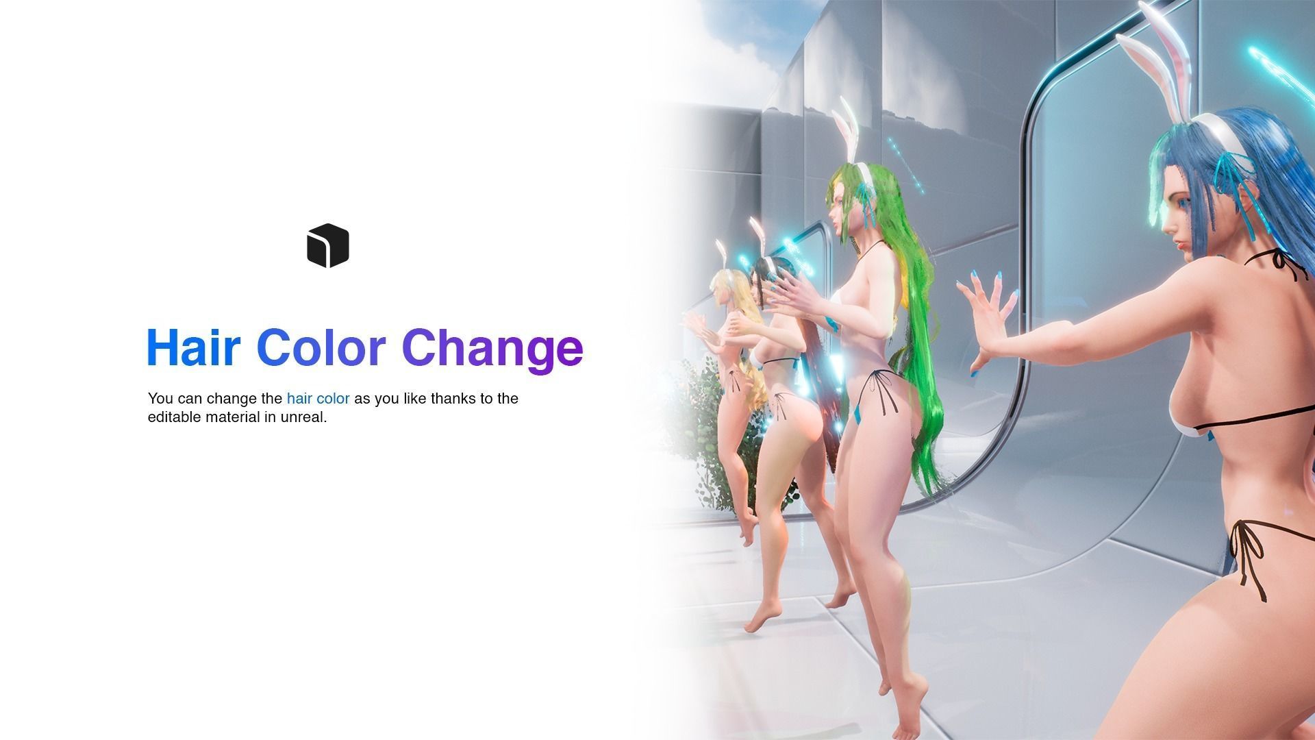 Asuna Ichinose- Game Ready 3D model - UE4 Low-poly 3D model_13