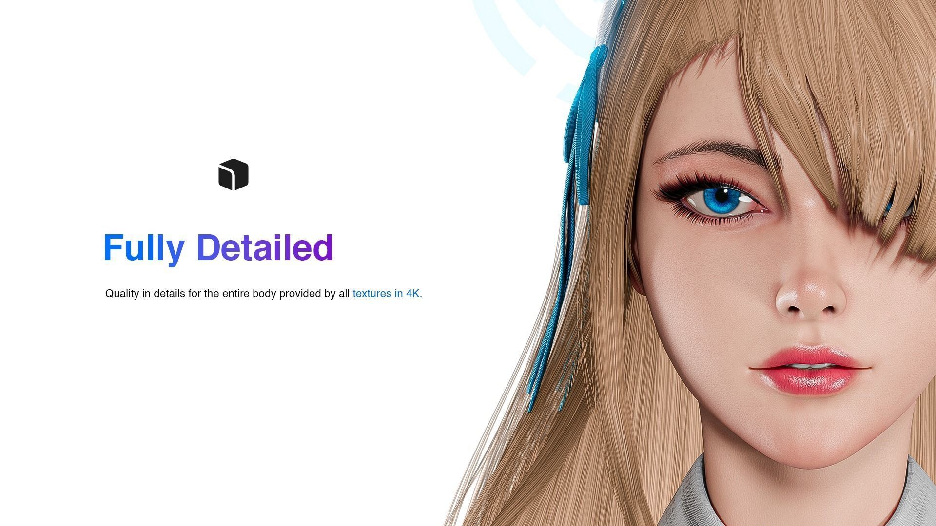 Asuna Ichinose- Game Ready 3D model - UE4 Low-poly 3D model_2