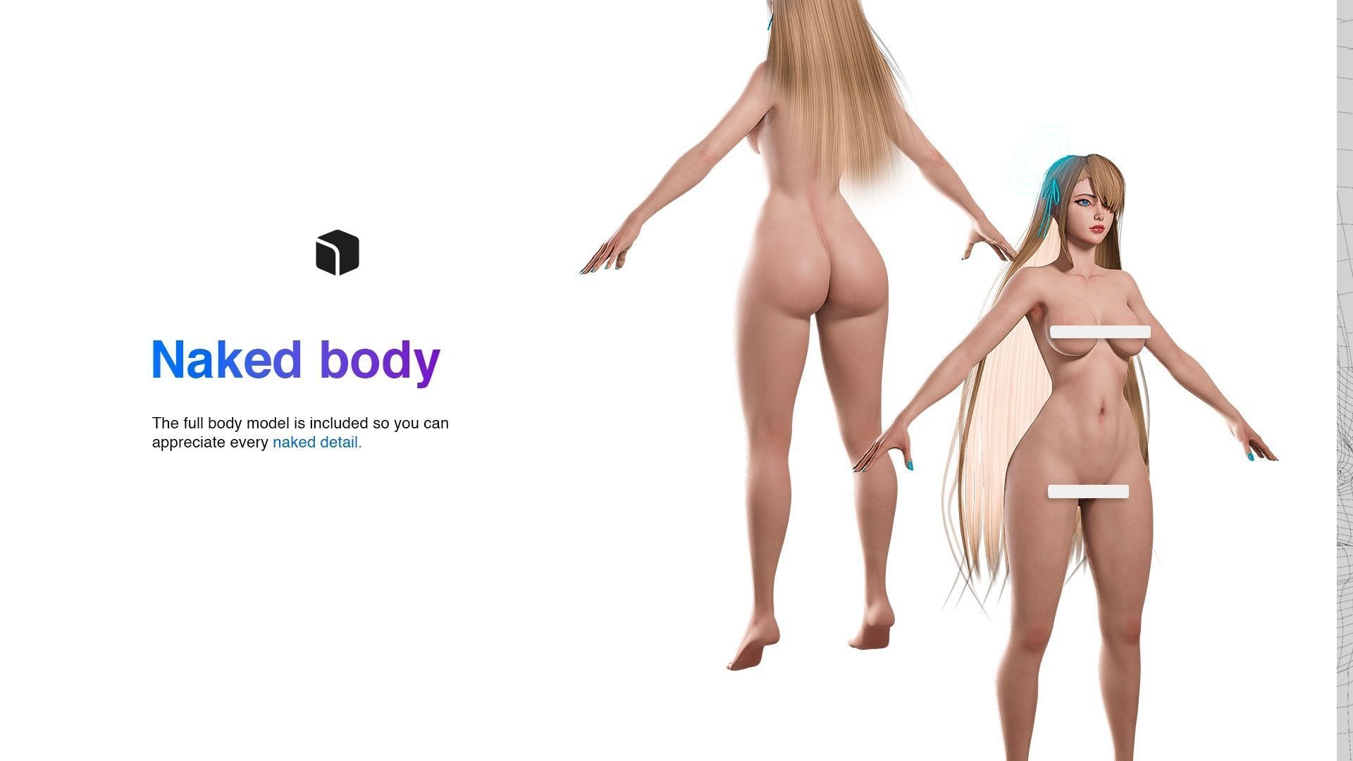 Asuna Ichinose- Game Ready 3D model - UE4 Low-poly 3D model_5