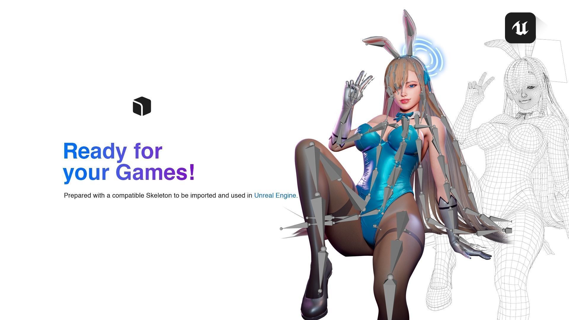 Asuna Ichinose- Game Ready 3D model - UE4 Low-poly 3D model_10