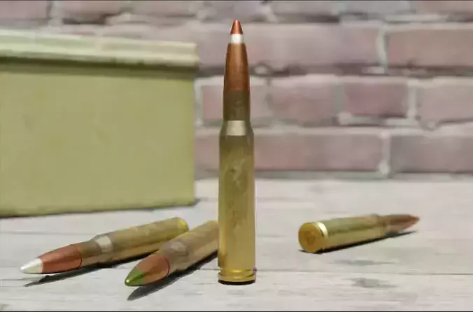 50 BMG Bullet military variations